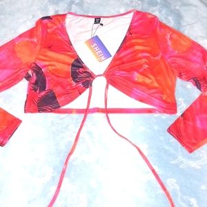 Long sleeve Crop Top